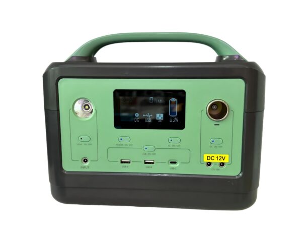 MK-600P Portable Power Station | 600W Rated (384Wh LiFePO4 Battery) | Compact Solar Generator for Outdoor Camping & Emergency Backup
